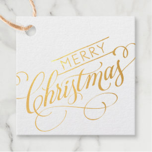 Merry Christmas Favour Tags