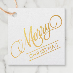 Merry Christmas Favour Tags