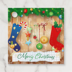 Merry Christmas Favour Tags