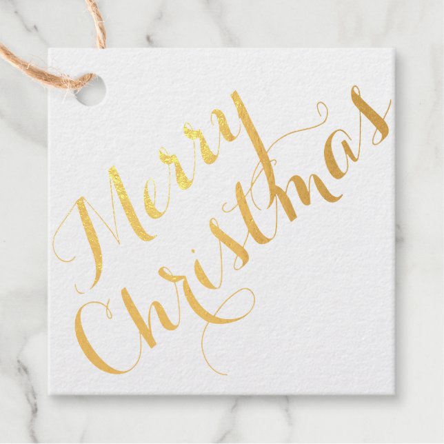 Merry Christmas Favour Tags (Front)