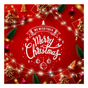 Merry Christmas Festive Christmas Decorations 