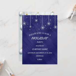 Merry Christmas Festive Holiday Gift Design Invitation