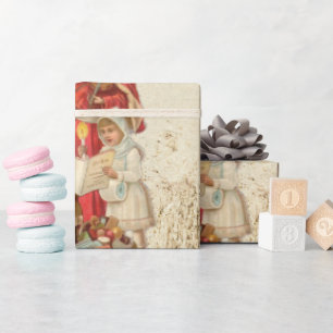 Merry Christmas Festive Holiday Gift Design Wrapping Paper