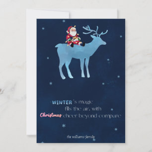 merry christmas festive, modern cute greeting card