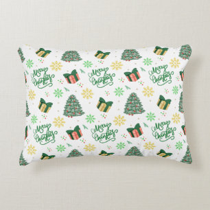 Merry Christmas – Festive Reindeer & Holiday Decor Decorative Cushion