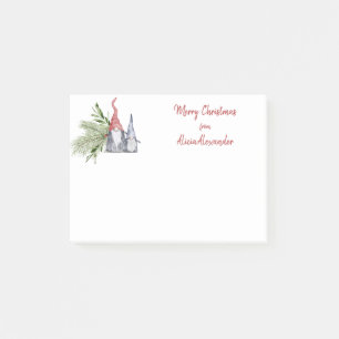 Merry Christmas Festive Scandinavian Gnome  Post-it Notes