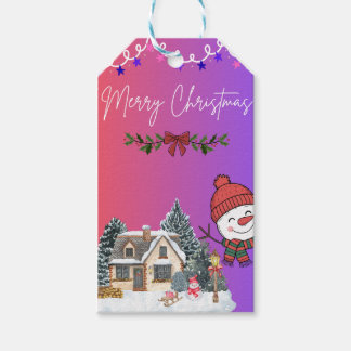 Merry Christmas Festive Tag