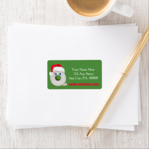 Merry Christmas Festive Toilet Paper 2020 Label