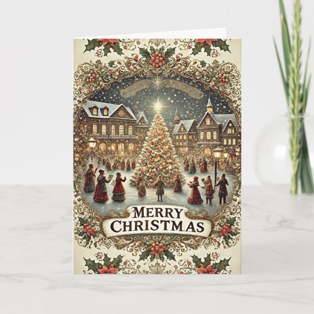 Merry Christmas festivites, Card (Front)