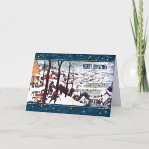Merry Christmas. Fine Art Christmas  Holiday Card