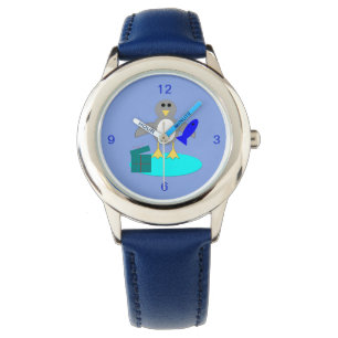 Merry Christmas Fishing Penguin Kids Watch