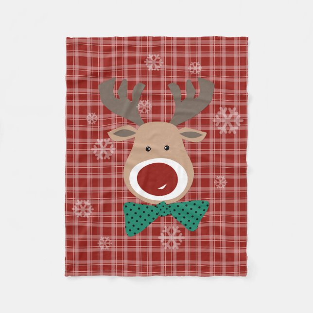 Merry Christmas! Fleece Blanket (Front)