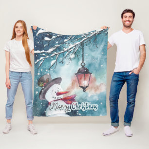 Merry Christmas Fleece Blanket