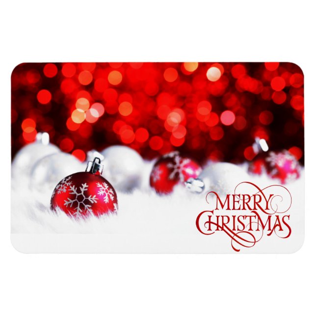 "Merry Christmas" Flexible Magnet (Horizontal)