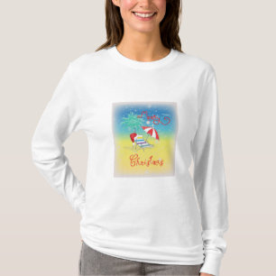 Merry Christmas Florida Snow Flakes T-Shirt