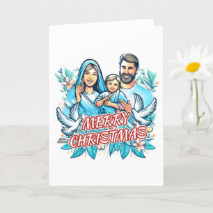 Merry Christmas Folded Card