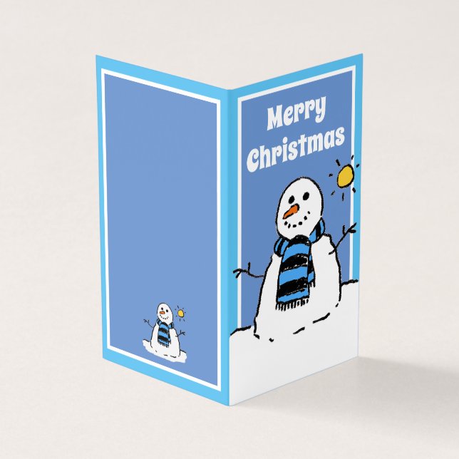 Merry Christmas Folded Gift Tags (Outside)