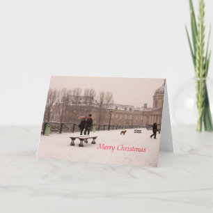 Merry Christmas Folded Greeting Card