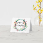 Merry Christmas Folded Greeting Card