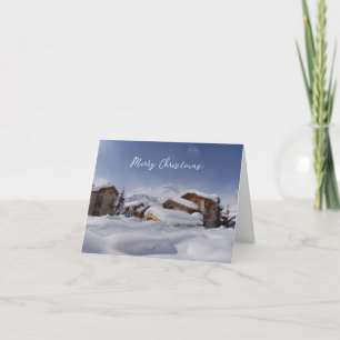 Merry Christmas Folded Greeting Card