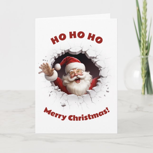 Merry Christmas  - Folded Greeting Card (Front)