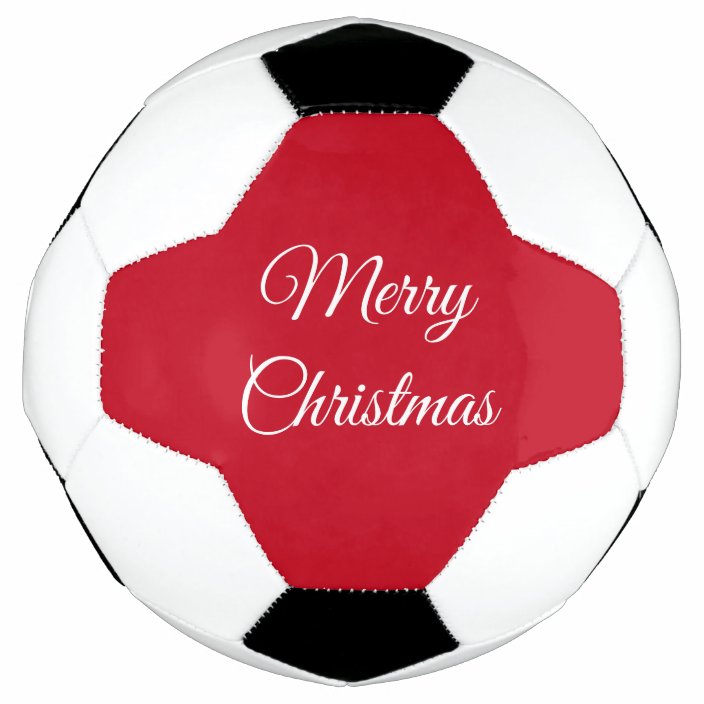Merry Christmas Football Zazzle.co.uk