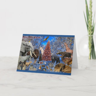 Merry Christmas for all animals Holiday Card