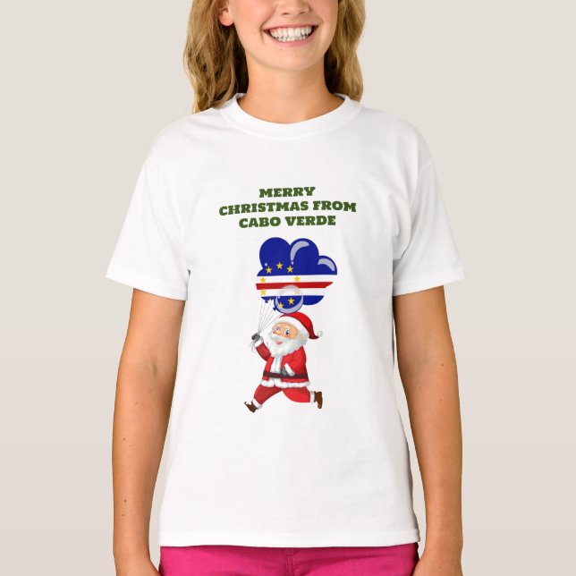 Merry Christmas for Cabo Verde T-Shirt (Front)