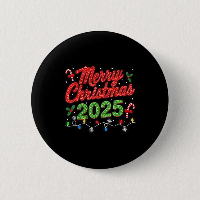 Merry Christmas For Women Men Boys Youth Xmas  6 Cm Round Badge (Front)