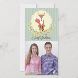 Merry Christmas Fox - Christmas Photo Card