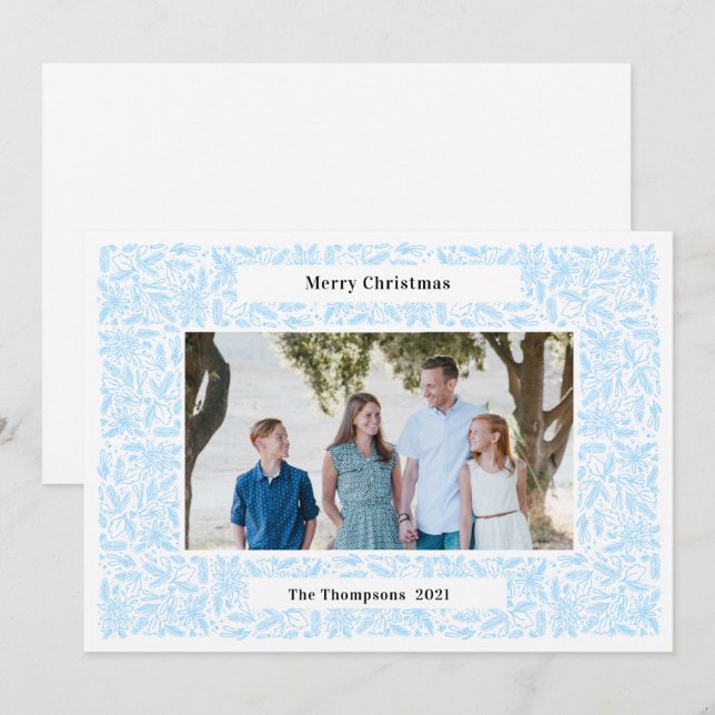 Merry Christmas Frame Holiday light (Front/Back)