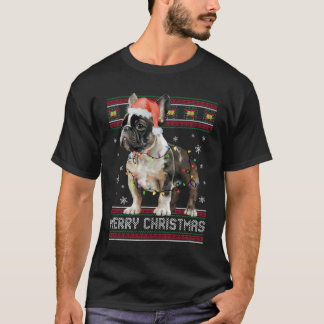 Merry Christmas French Bulldog Ugly Sweater