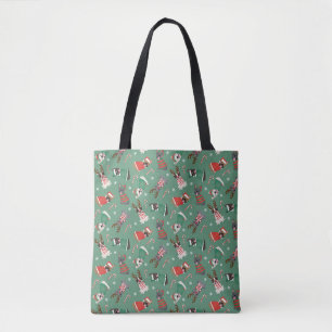 Merry Christmas French Bulldogs Tote Bag