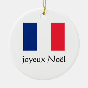 Merry Christmas French Ornament