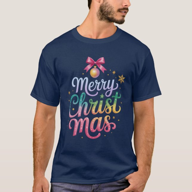 Merry CHRISTmas friend T-Shirt (Front)