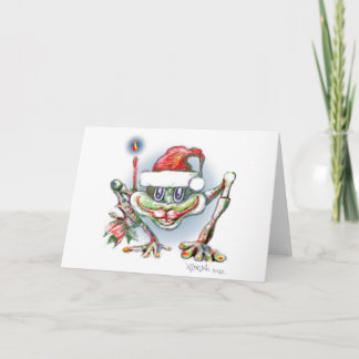 * Merry christmas Frog by Albruno * Holiday Card