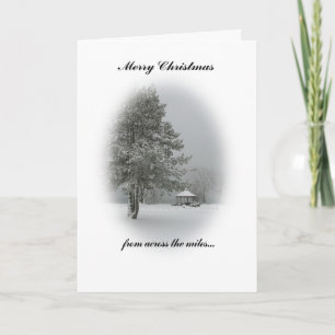 Merry Christmas from across the miles Holiday Card