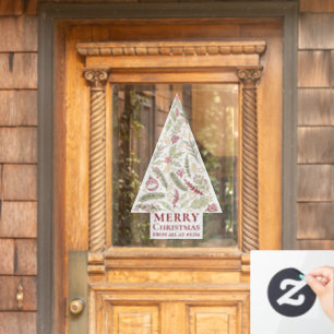 Merry Christmas from all at House Number Window Cling