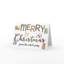 Merry Christmas from All Group Holiday Cats