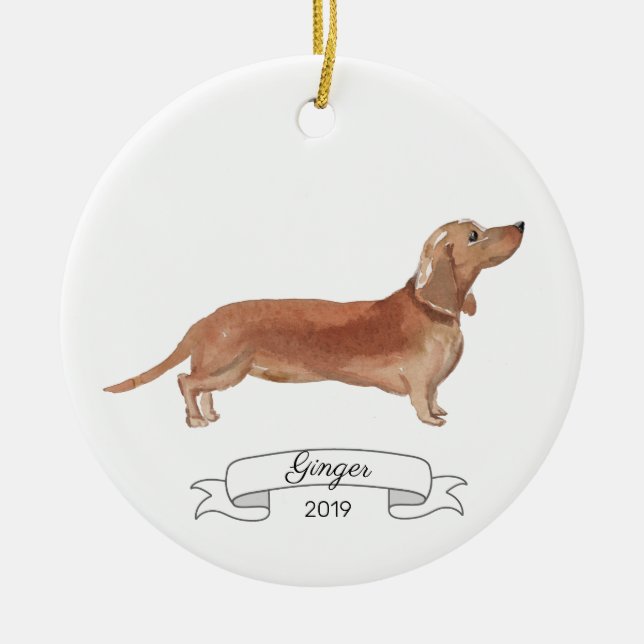 Merry Christmas from All of Us! Ceramic Tree Decoration (Front)