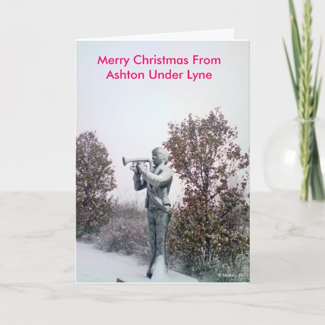Merry Christmas From Ashton Under Lyne 22 Holiday Card (Front)