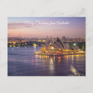 Merry Christmas from Australia Holiday Postcard