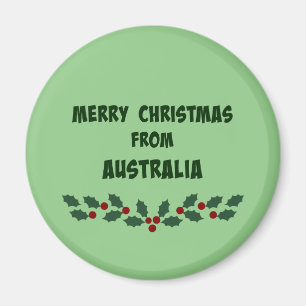 Merry Christmas from Australia Magnet