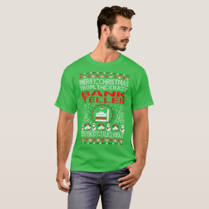 Merry Christmas From Bank Teller Ugly Sweater Tees