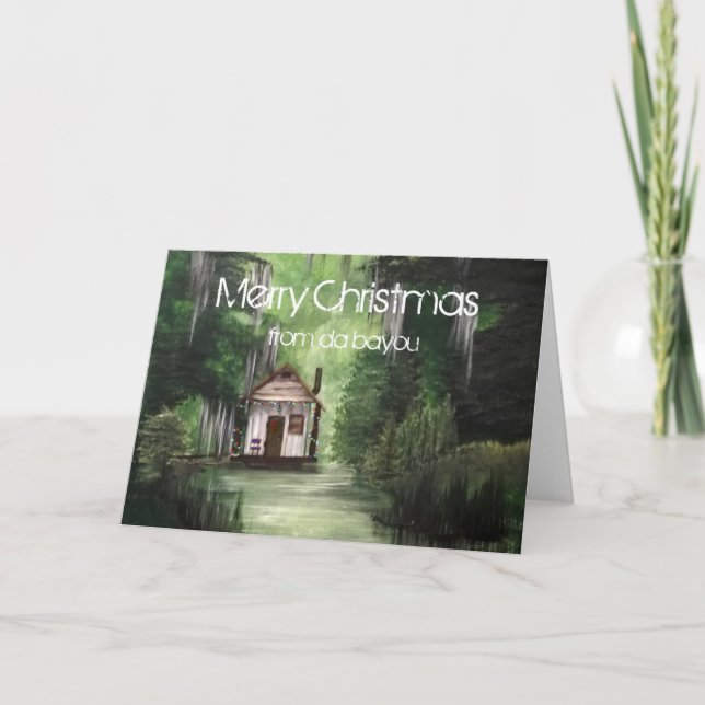 Merry Christmas from Bayou Holiday Card (Front)