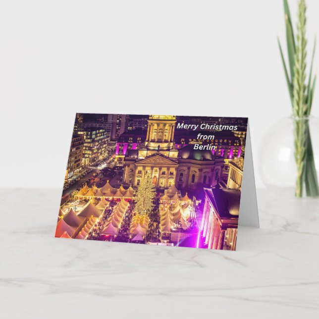 Merry Christmas from Berlin, Germany  Card (Front)