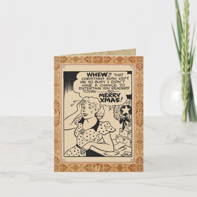 "Merry Christmas from Betty Brown" Card (Front)