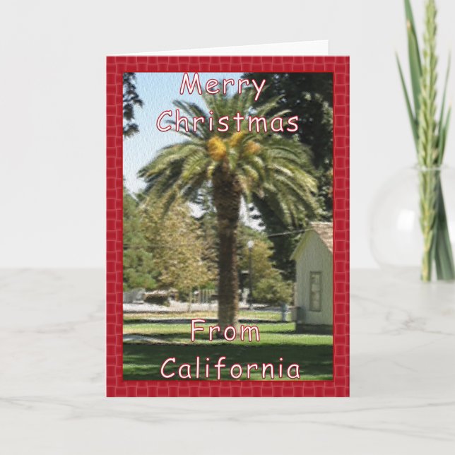 Merry Christmas from California Holiday Card (Front)