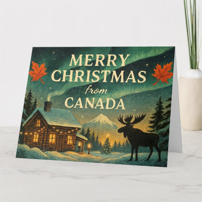 Merry Christmas from Canada Card (Front)