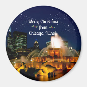 Merry Christmas from Chicago,  Magnet